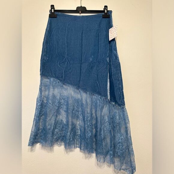 Free people velvet midi skirt size XS(0), NWT - Picture 5 of 9